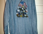 Vintage Hippie Disney Work Shirt