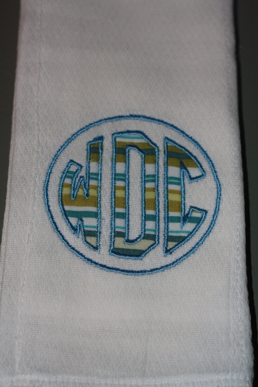 Monogram Burp Cloth