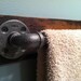 Industrial Reclaimed Wood Bath Towel Bars and Hooks
