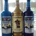 Hand Painted Captain Morgan or Parrot Bay Rum Bottle Recycled upcycled