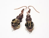 Made like vintage handmade earrings