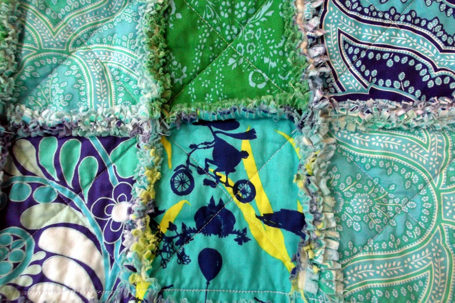 Quilt, Baby or Child's Rag Blanket