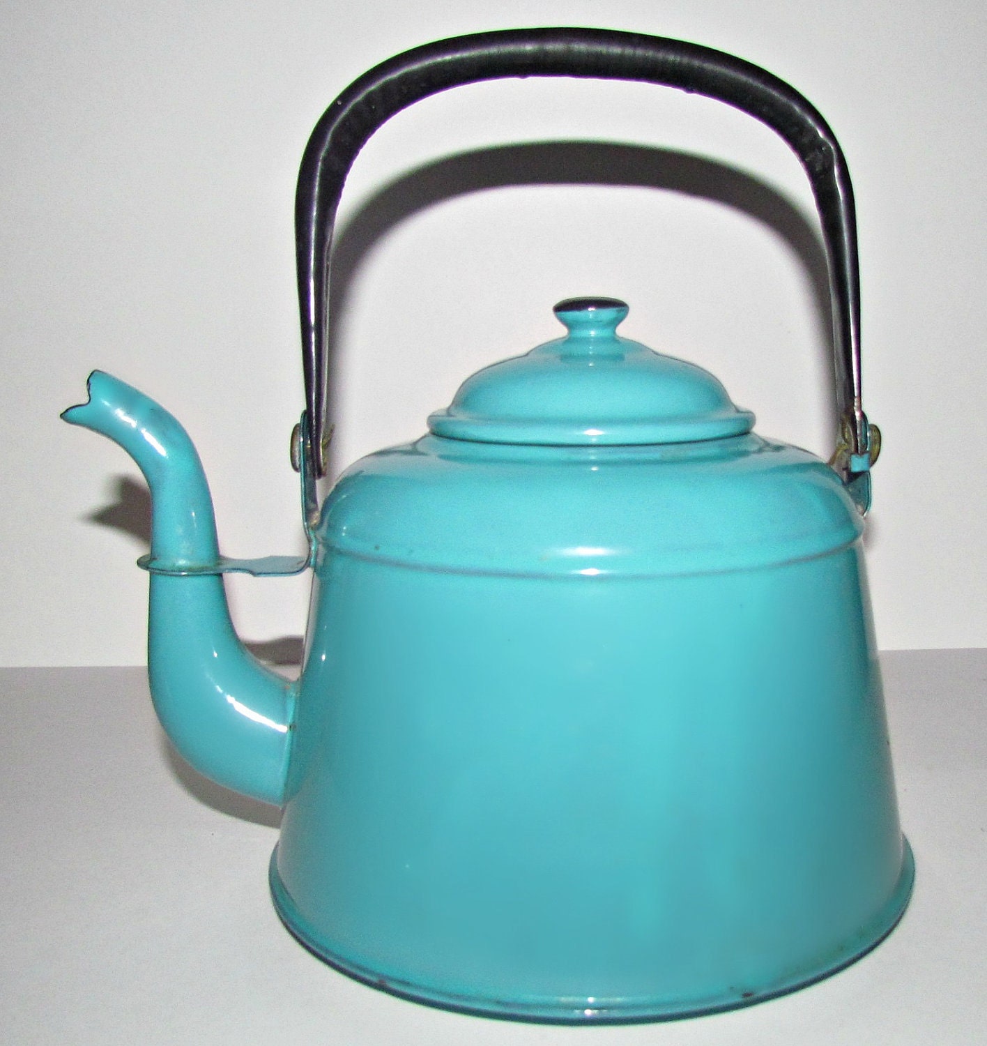 teal tea kettle