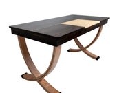 Ebony Writing Desk - Macassar Wood - Bespoke Furniture