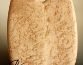 No.7   Handshaped Cutting Board Polished with Beeswax