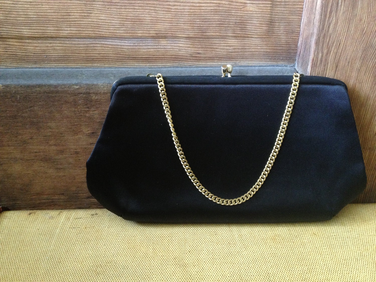 Harry Levine Vintage Black Clutch