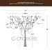 Artistic Swirly Tree with Birds - Nursery Wall Decal