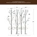 Birch Trees and Birds - Nursery Tree Wall Decal Sticker