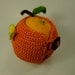 Handmade crochet Orange Cozy