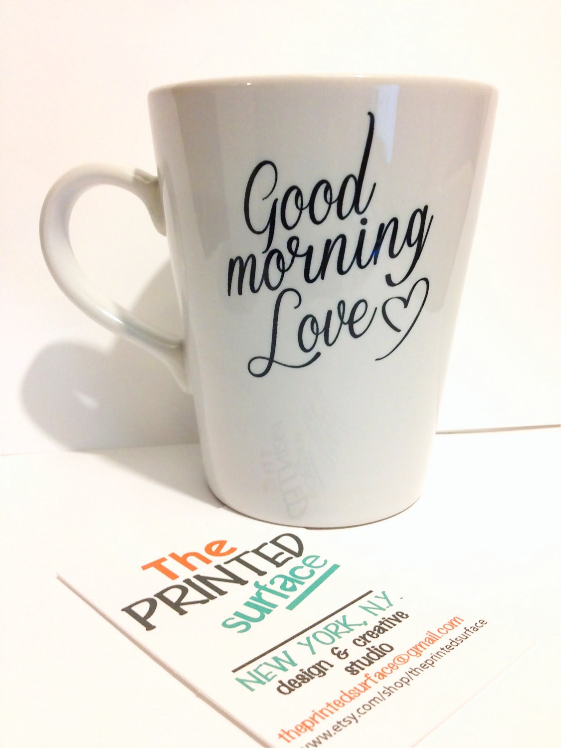 Latte mug couple set of 2 Personalized mug set- "Love and Gorgeous" mug set perfect couple gift wedding gift, housewarming Gift his and hers