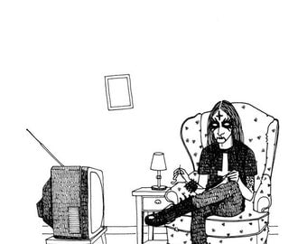 Black Metal Sewing