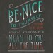 Inspirational "Be Nice To Yourself" Quote Print: 8" x 10" Wall Art Hand-Lettered Typography