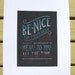 Be Nice To Yourself Inspirational Print: 5" x 7" Hand-Lettered Typography Quote
