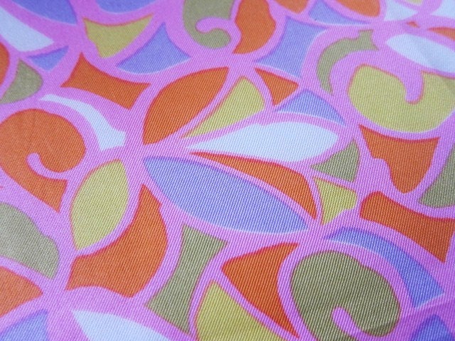 silk scarf from the swinging 1960s