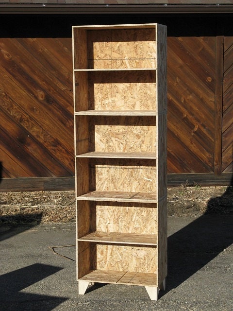 osb modular bookcase three tall unfinished