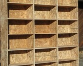 modular bookshelves unfinished osb three by three