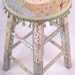 Decoupage stool, "Qian"