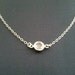 Swarovski clear crystal charm, Necklace, crystal pendant,Gemstone, wedding, necklace, 14k gold filled necklace (SILVER AVAILABLE), Necklace