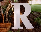 Wedding Guest Book Alternative 2 feet tall Wood Letter Initial Choose ABCDEFGHIJKLMNOPQRSTUVWXYZ