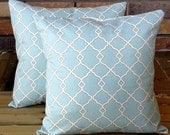 Decorative pillows Waverly designer pillow decorative accent pillows  18 x 18 inches SET OF TWO