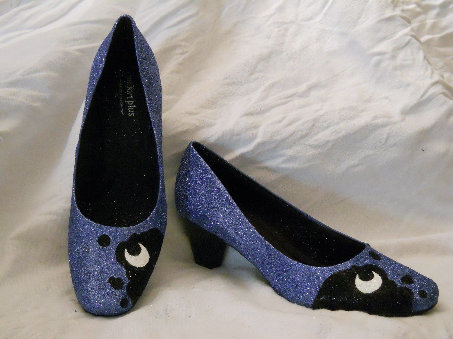 Princess Luna/ Nightmare Moon MLP Glitter Shoes