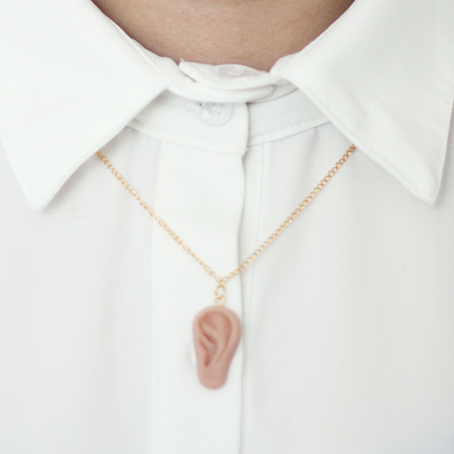 Little Third Ear  Necklace