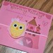 Owl Baby Girl Headband - Pink Lemonade Owl