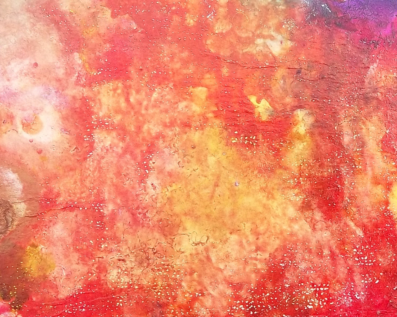 ORIGINAL Bright Multi Colored Rainbow Modern Contemporary Art Abstract Acrylic Painting Red Blue Purples