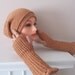 Hand Knit Slouchy Hat and Fingerless Gloves