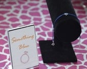 SOMETHING BLUE - The Original Mrs. Why Knot Bracelet - Free Ship to usa