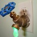 Green LED Faucet Valve night light