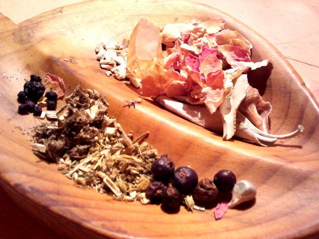REAL CONTENTS of Powerful, PERSONALIZED Native American Totem Medicine Bag: Strong Specific Ingredients