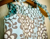 A-Line Sun Dress, Jumper, Back to School dress, Shift Dress, Designer Amy Butler Fabric, Toddlers, Girls.  2T, 3T, 4T, 5, 6, 7, 8