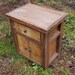 Rustic Reclaimed Nightstand Endtable