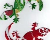 RECYCLED LIZARD MAGNET from Soda Pop Can