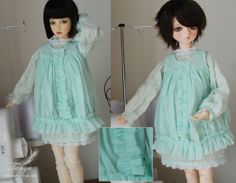 2 Layers Green Dress for MSD/Narae/Unoa - Last One