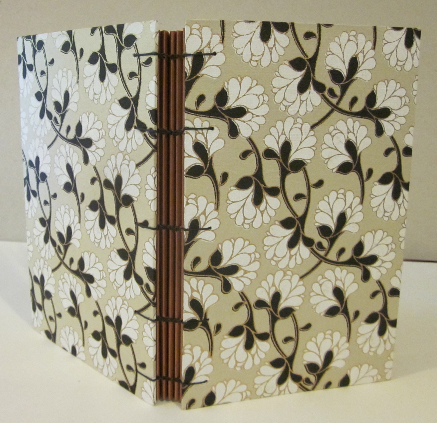 Floral Coptic Bound Journal - TheBookCellar