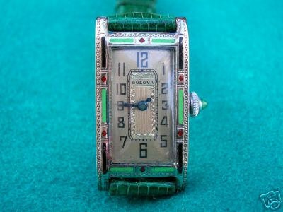  Deco Original on Art Deco Original Bulova  Miss America  Wrist Watch With Enamel