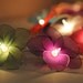 20 flower handmade in mix color shade color string light patio decoration wedding bedroom living room party lantern