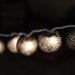 20 x elegant night black cotton ball string light home stylish decoration garden indoor outdoor lantenr lamp