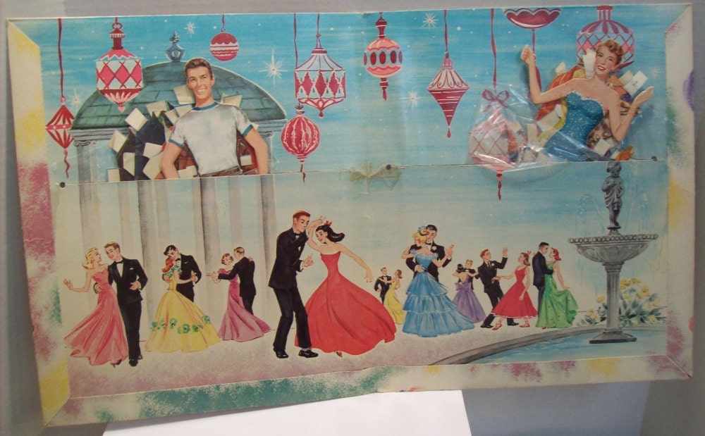 Vintage dancer paper dolls - Marge and Gower Champion cut outs Whitman 1966 cr 1959