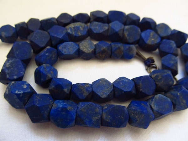 Natural Afghani Lapis Beads
