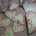 Romancing the Rose - Paper Heart Set for altered art, wedding confetti/decor, paper crafts, ATC's