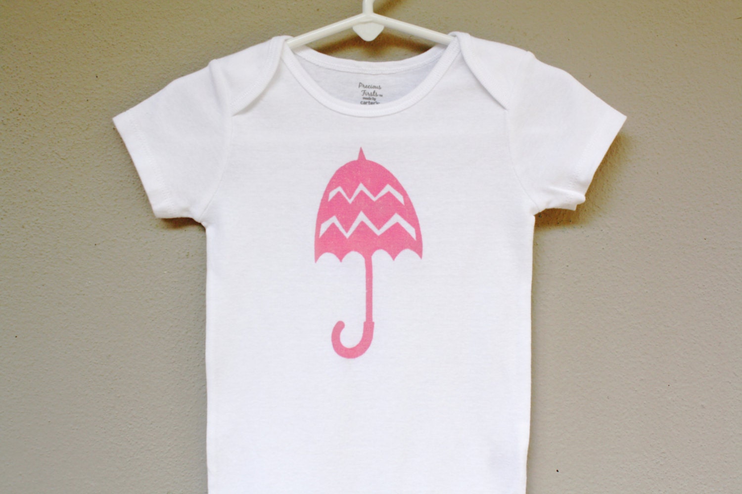 Chevron Umbrella - Screen Printed Onesie