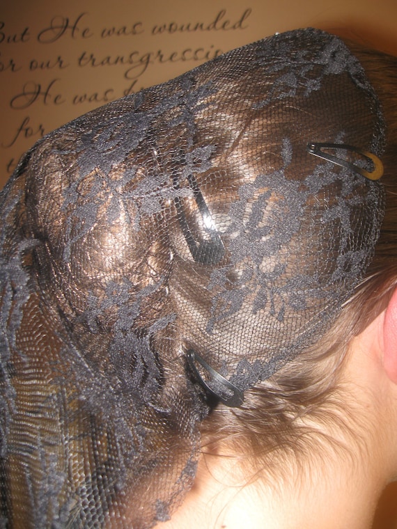 Black Lace Veil