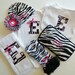 Personalized Baby Diaper Gift Basket Diva Princess Zebra and Hot Pink