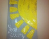 You Are My Sunshine Canvas