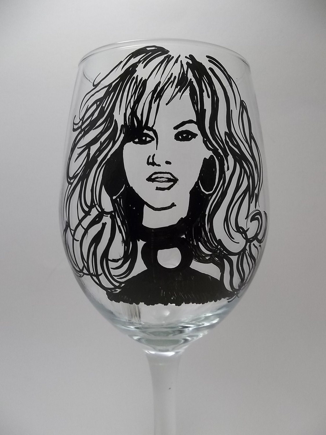 Beyonce, Painted wine glass, Hand painted glasses
