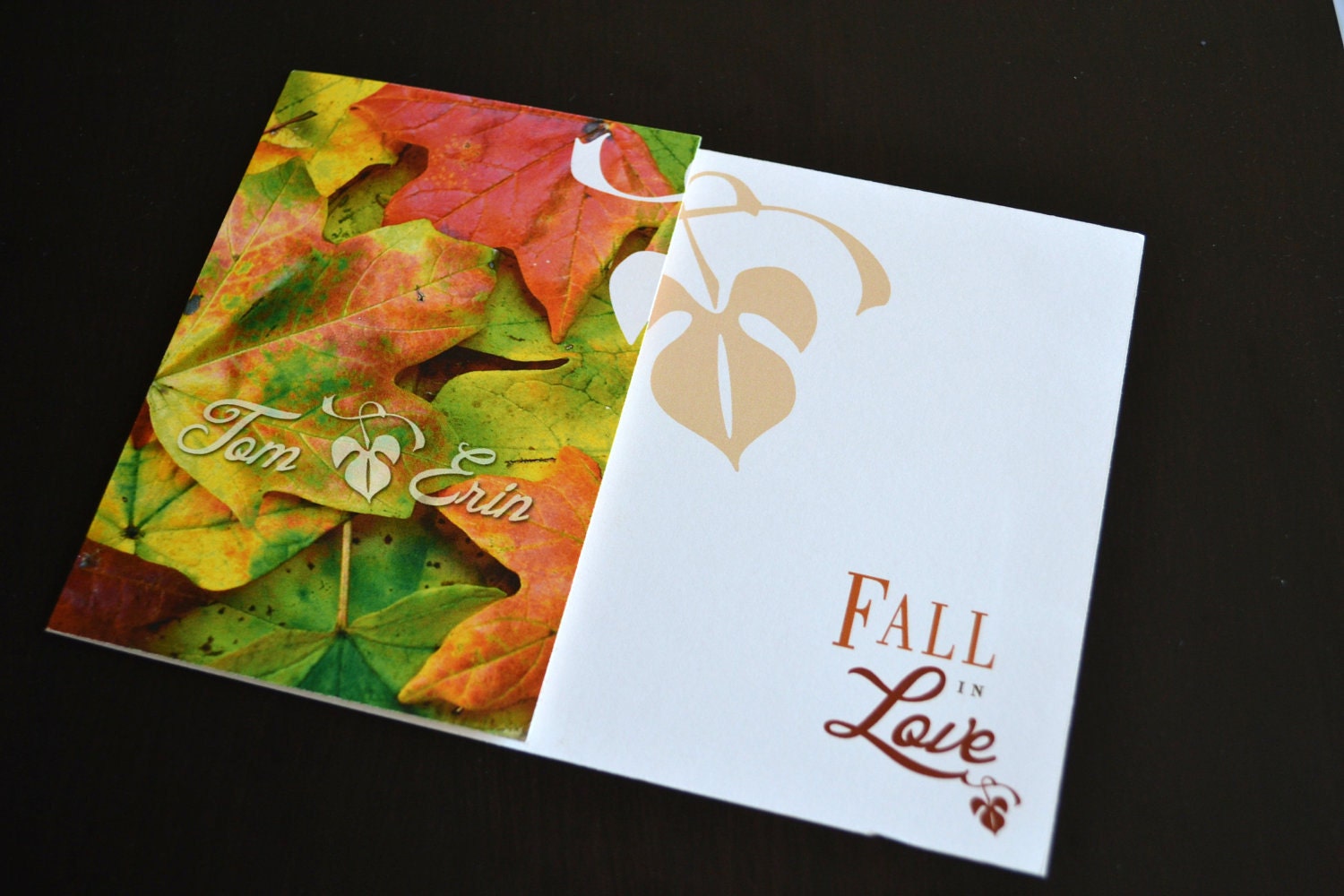 Fall in Love Shower Invitation