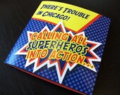 Superhero Birthday Invitation
